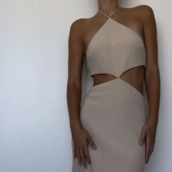 Bec & Bridge Iris Halter Midi Dress Size 8! - Picture 9 of 10